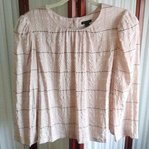 Ann Taylor Blouse, Blush, Size L